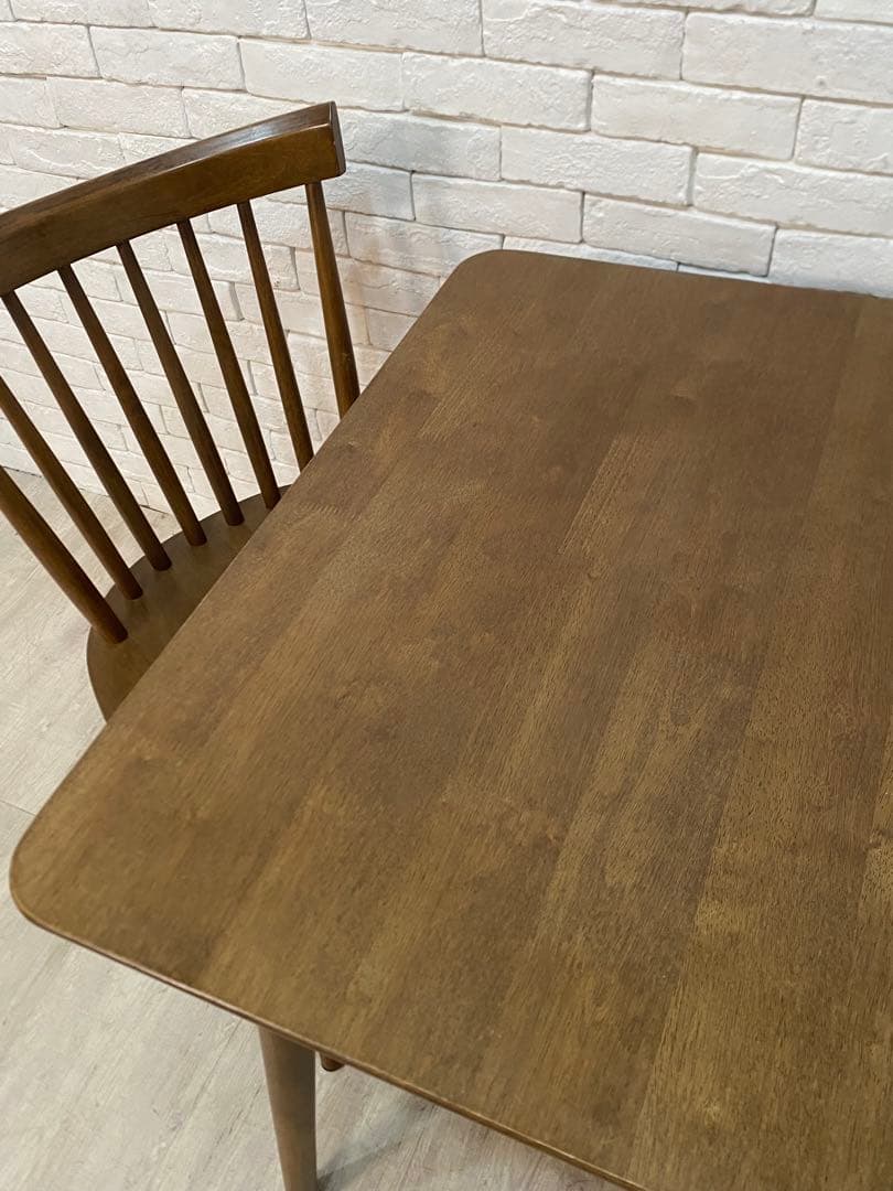 【ノーラ】ダイニングテーブル＋チェア　2脚セット　ウィンザーチェア