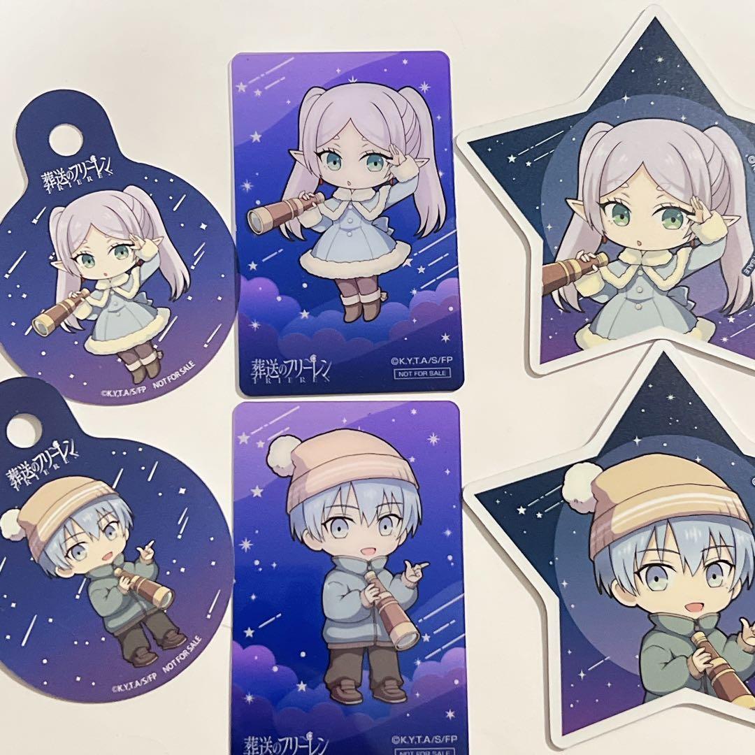 葬送のフリーレン ORBカフェ　天体観測クリアカード・コースター・ストロータグ