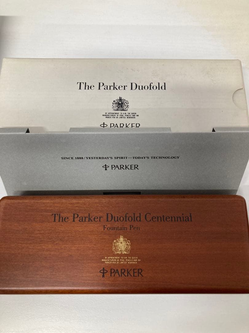 Parker Duofold Centennial 万年筆 専用ケース付き