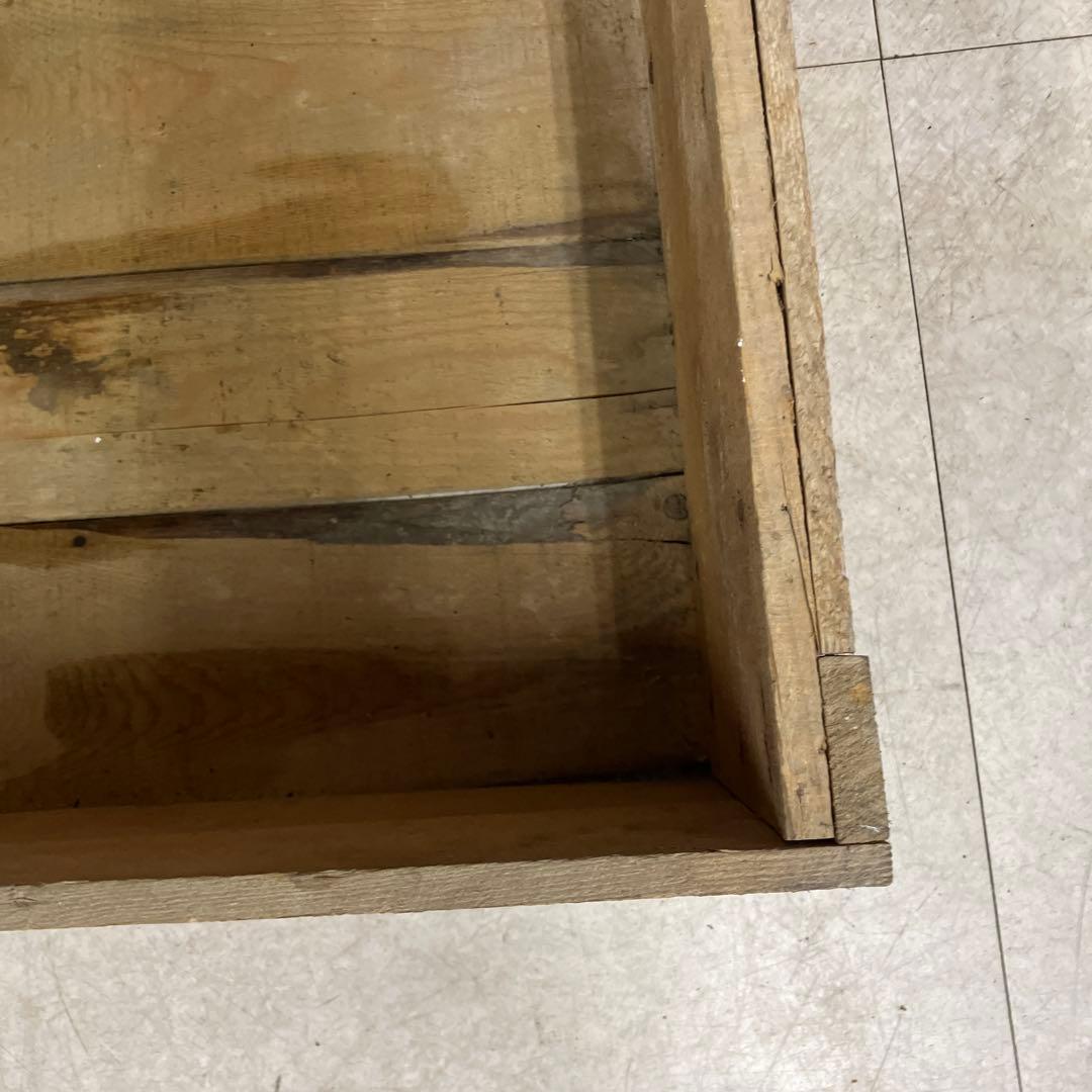 A-3 レトロ リオゲンダスト 木箱 昭和 アンカー印 ビンテージ 収納 古道具