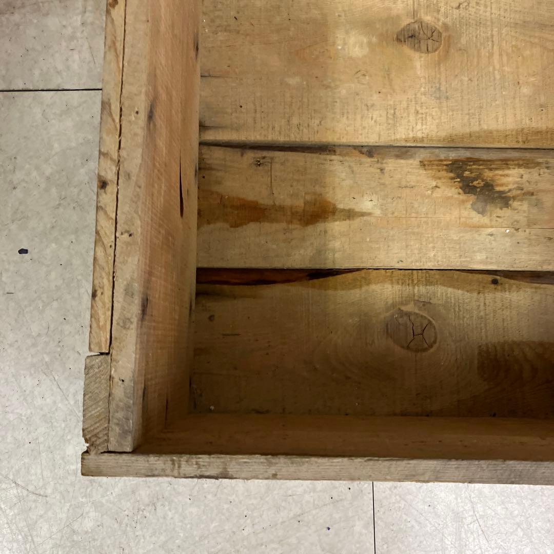 A-3 レトロ リオゲンダスト 木箱 昭和 アンカー印 ビンテージ 収納 古道具