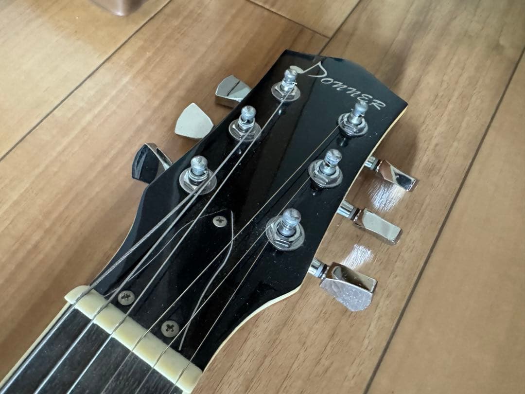 Donner エレキギター レスポール タイプ DL-124 黒 美品 全セット