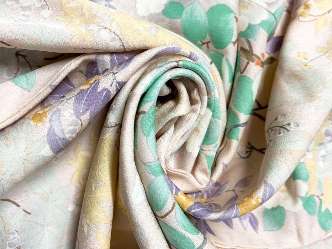 A30美品 訪問着 四季花付け下げ訪問着結婚式 披露宴 パーティー 結納 お茶会