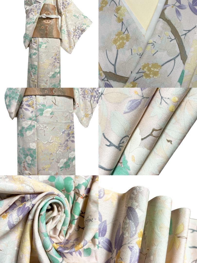 A30美品 訪問着 四季花付け下げ訪問着結婚式 披露宴 パーティー 結納 お茶会