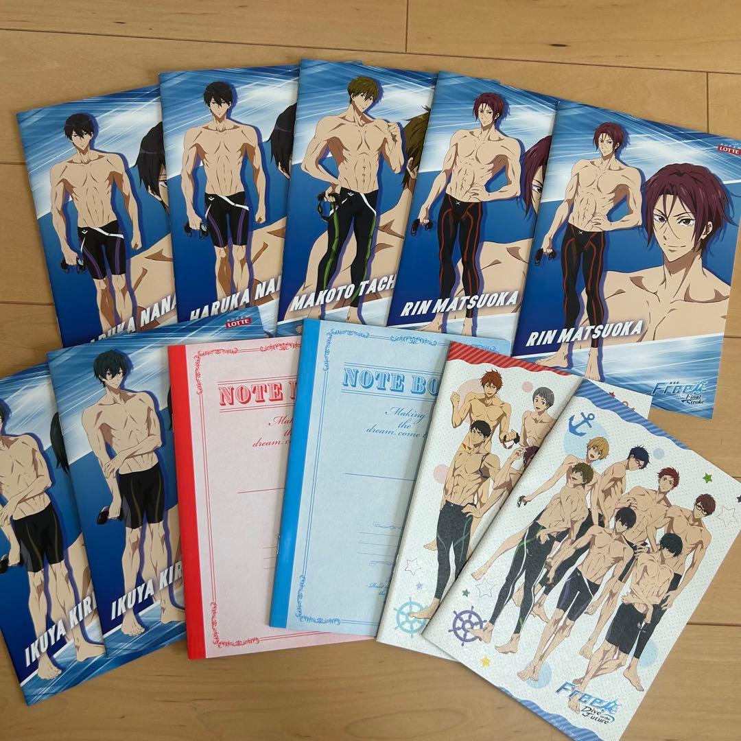 d*3様 free!! ロッテ クリアファイル ノート シール