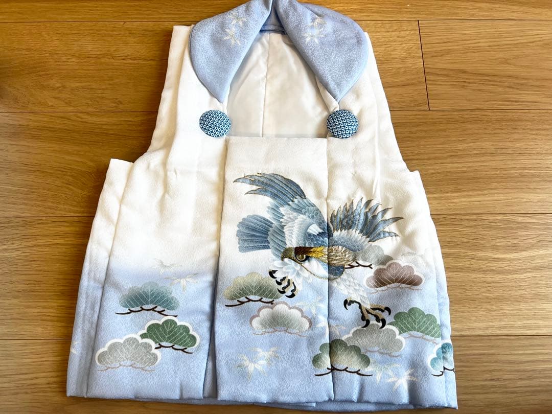 花うさぎ　七五三(3歳　男の子)着物　被布　小物セット