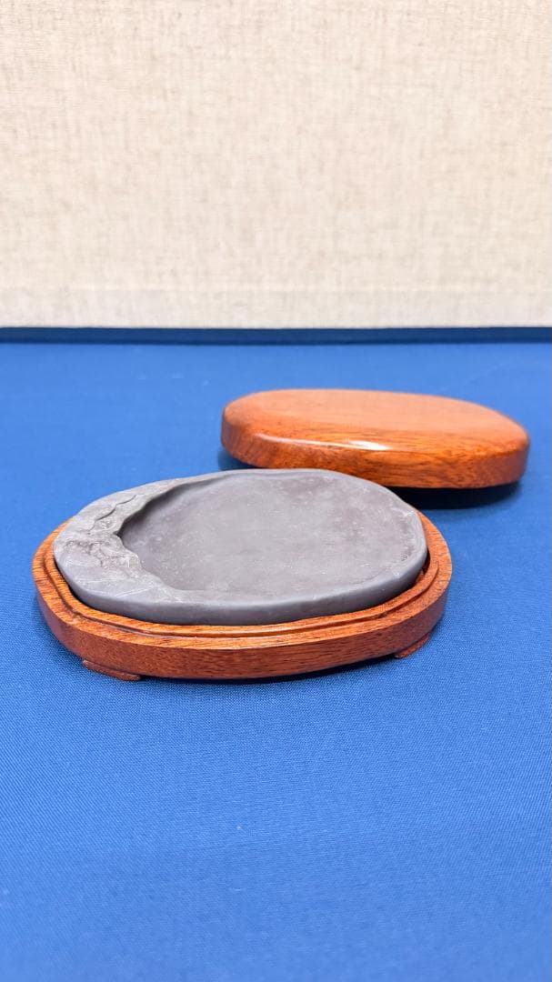 古雅墨色 石砚・手工仕上げ