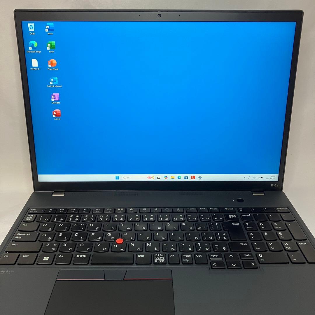 美品 ThinkPad P16s 第12世代 i7 16GB 長期保証期間中