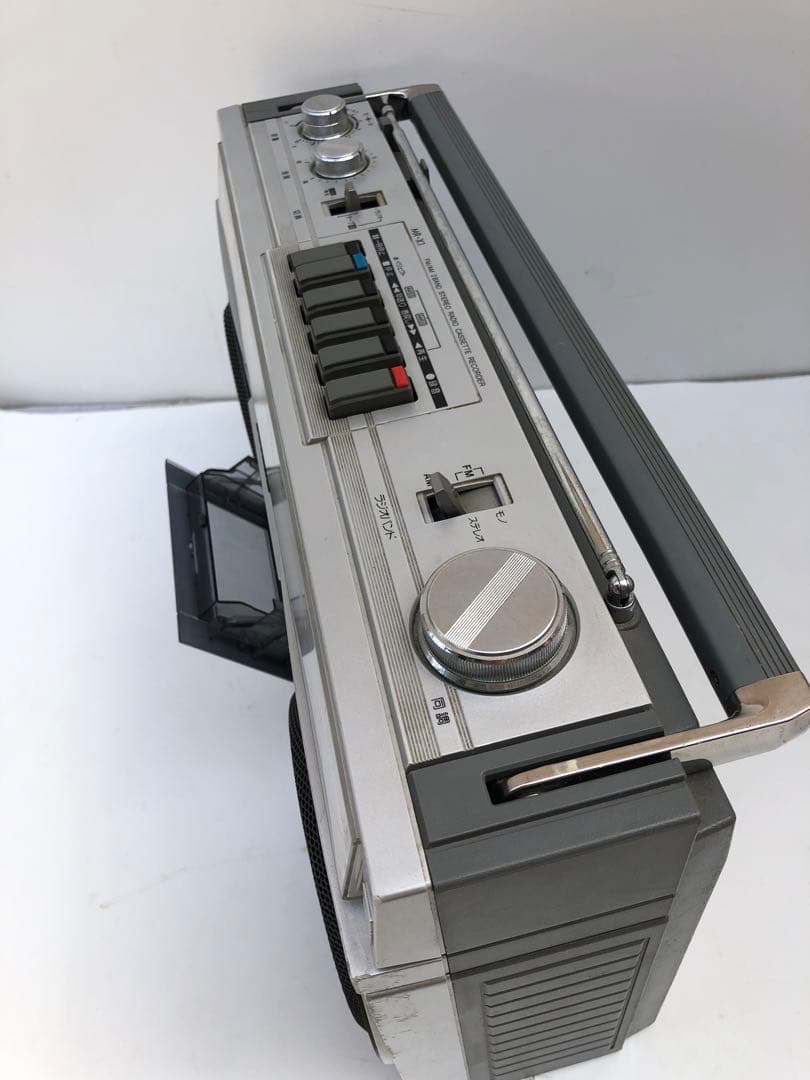 サンヨーMR-X1 ステレオ ラジオカセットレコーダー 動作訳あり(D162)
