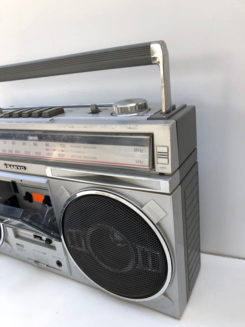 サンヨーMR-X1 ステレオ ラジオカセットレコーダー 動作訳あり(D162)