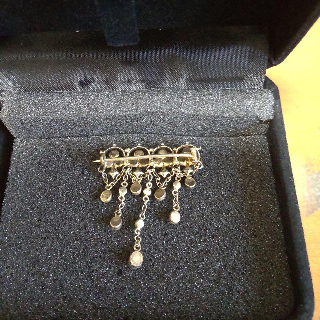 M*i様 アニーズ　アンティーク　トルコ石　ブローチ