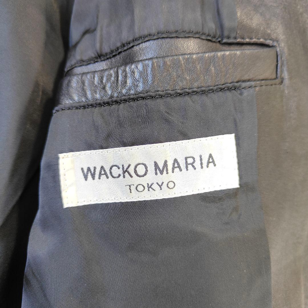 美品　牛革　ワコマリア GUILTY PARTIES ライダース ブラック