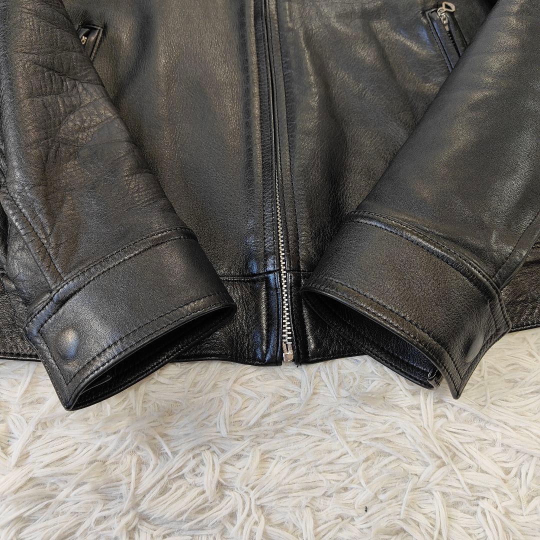 美品　牛革　ワコマリア GUILTY PARTIES ライダース ブラック