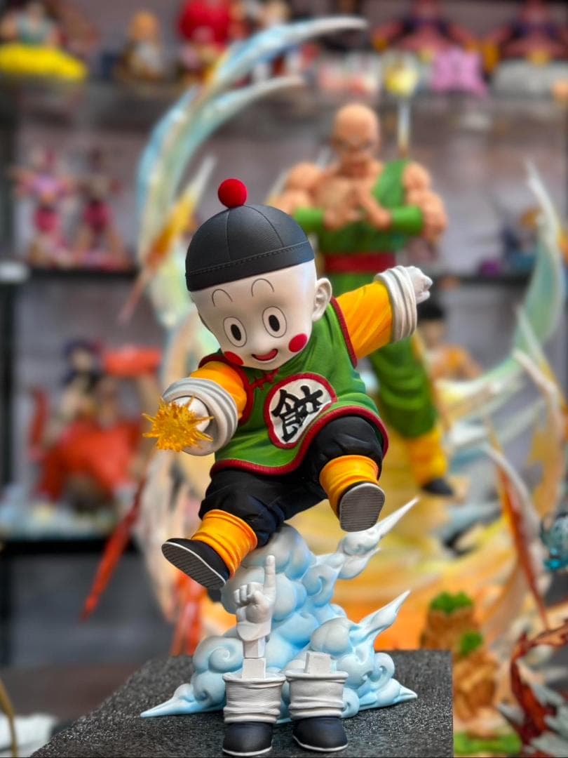 ドラゴンボール チャオズ 餃子 どどん波 ガレージキット フィギュア 1/6