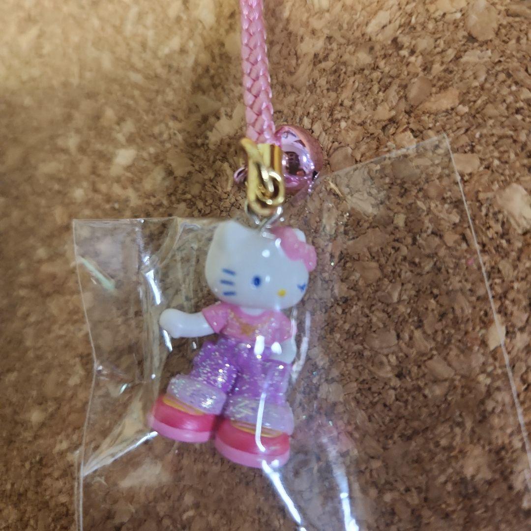 ハローキティ 根付 ストラップ KITTY&MIMMY キティ根付 脚長