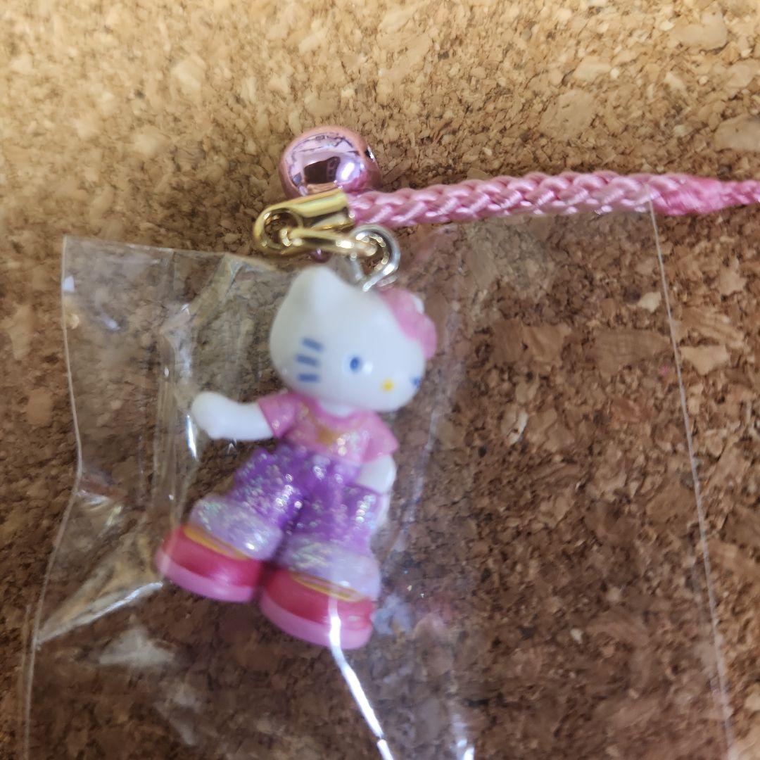 ハローキティ 根付 ストラップ KITTY&MIMMY キティ根付 脚長