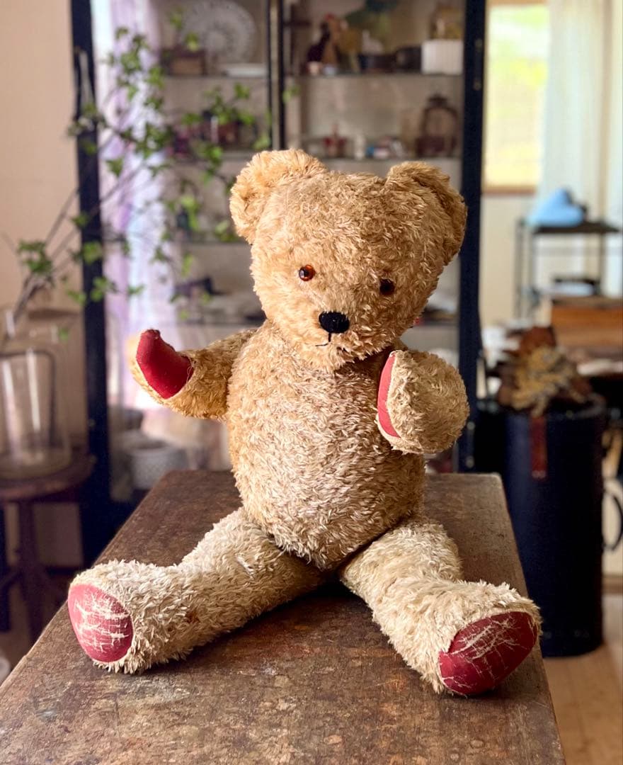 ヴィンテージ　クマのぬいぐるみ　テディベア　アンティーク　50㎝　ノーマーク