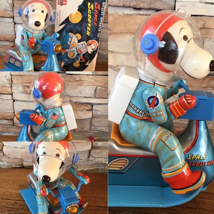 スヌーピー ブリキ SPACE TOY 3点セット