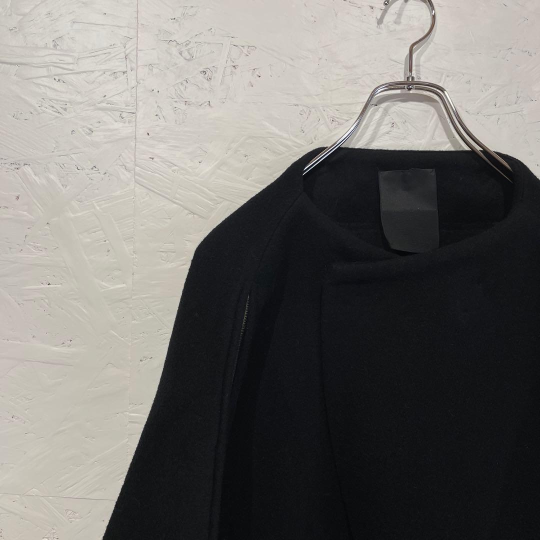 日本製　カシミヤ混【divka】ノーカラーウールコート　2