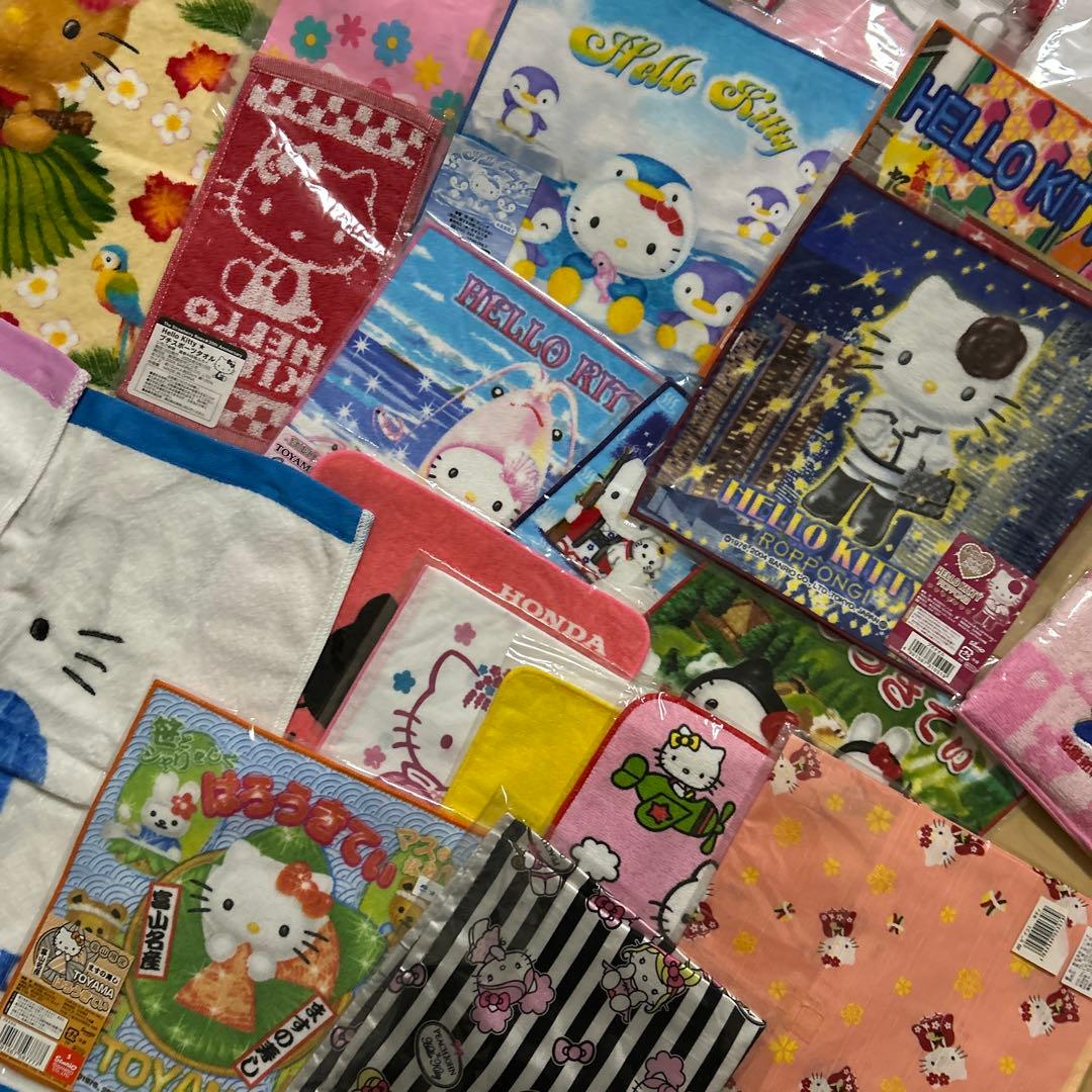 キティ　日焼け　ハワイ　ご当地　六本木　ハンカチ　ウェディング　タオル　未開封