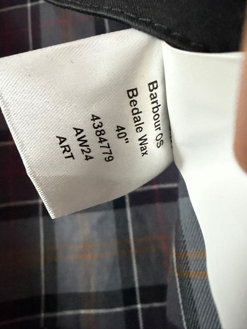 バブアー　ビデイルOS ブラック　40サイズ