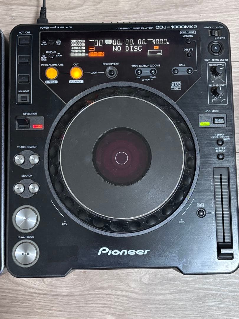 Pioneer CDJ-1000MK3 & MK2 セット