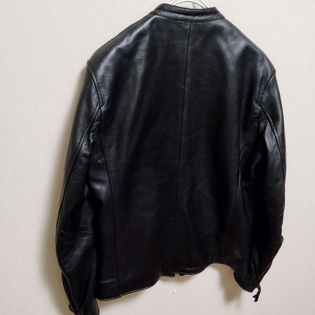 ナノ・ユニバース　シングルライダースジャケット　羊皮　Mサイズ