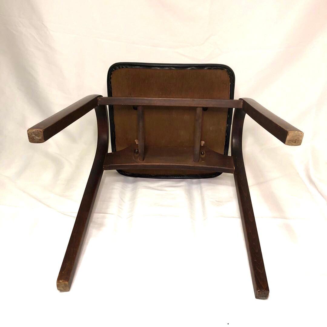 秋田木工 スツール 黒 3脚　ビンテージ　希少