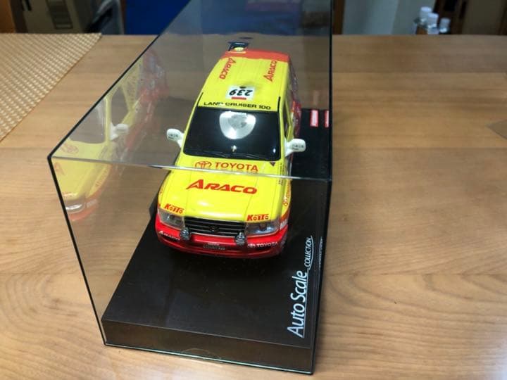 京商 トヨタ ランドクルーザー100 パリダカールラリー オートスケール