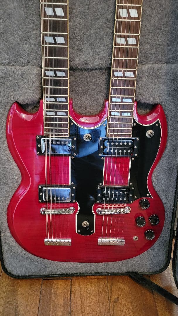 エピオンEpiphoneダブルネックギター