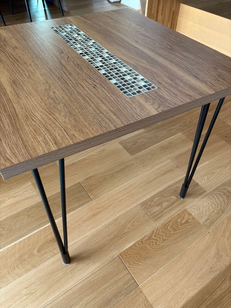 明日までとします‼️モダン木製ダイニングテーブル　マナベ