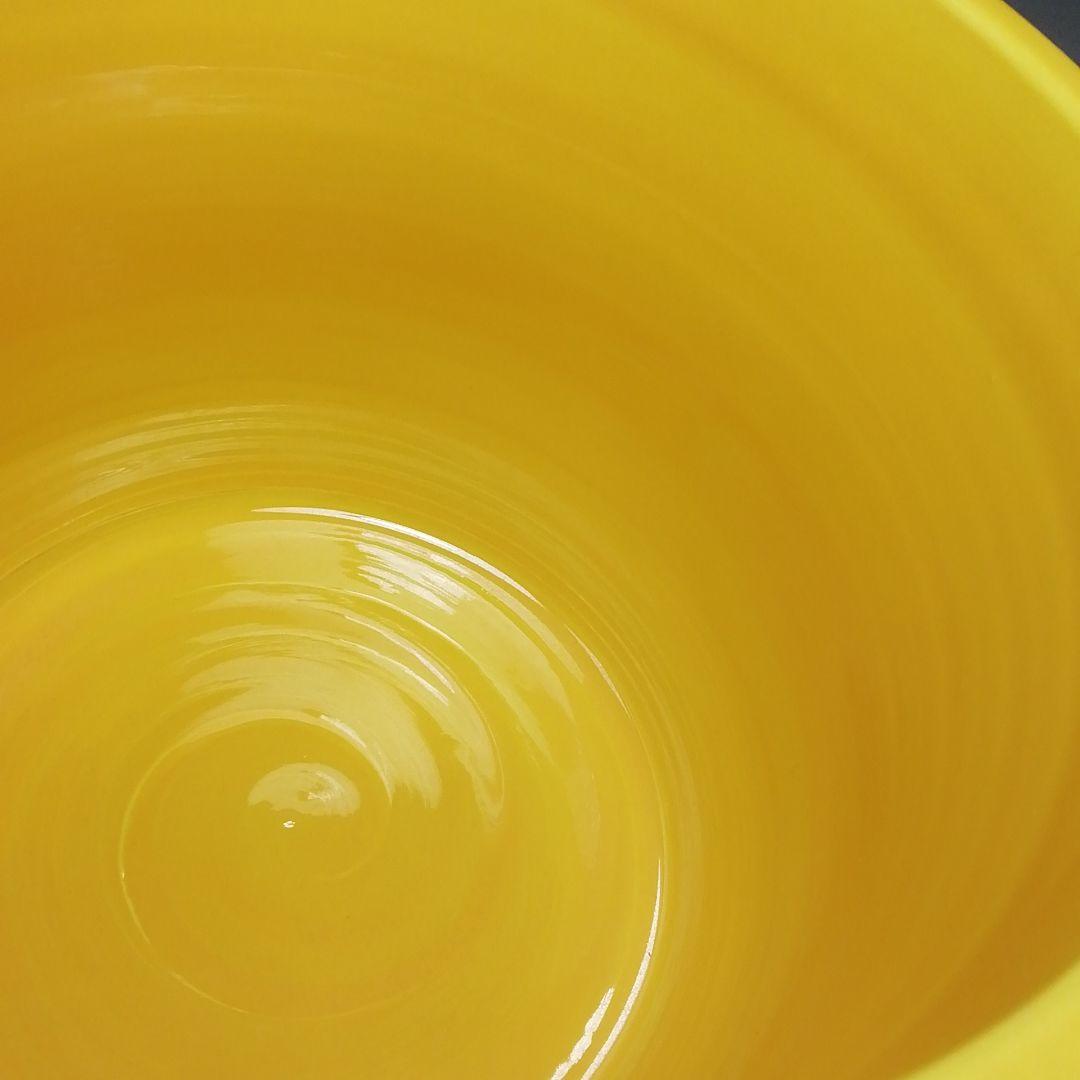 Ｓ５７０　水指　『黄交趾　荒磯』『叶松谷造』　共箱　茶道具