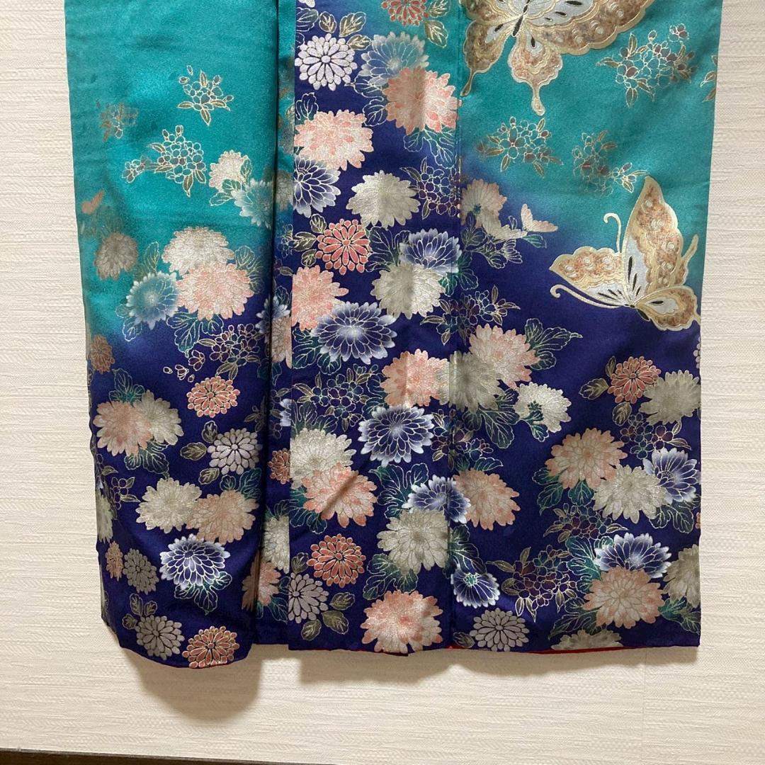 KA1918 振袖 身丈170cm 正絹 着物 成人式 トールサイズ