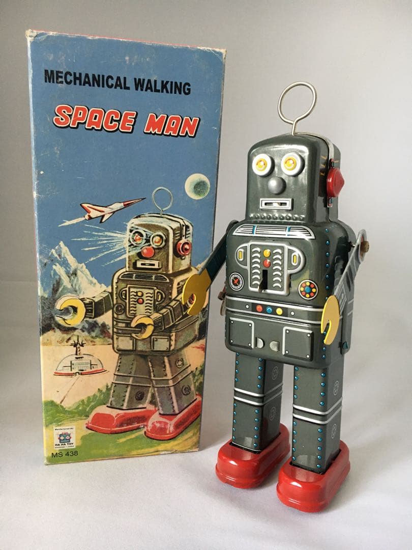 ブリキロボット　MECHANICAL WALKING SPACE MAN 復刻