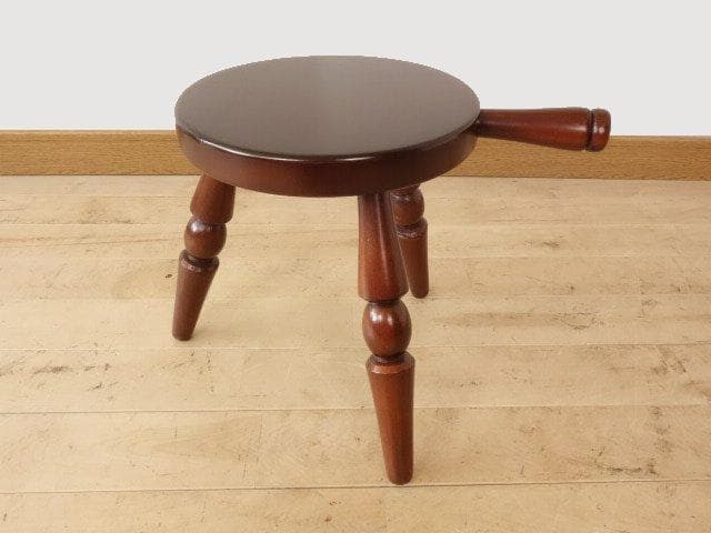 飛騨産業　ミルクスツール　再塗装済　USED