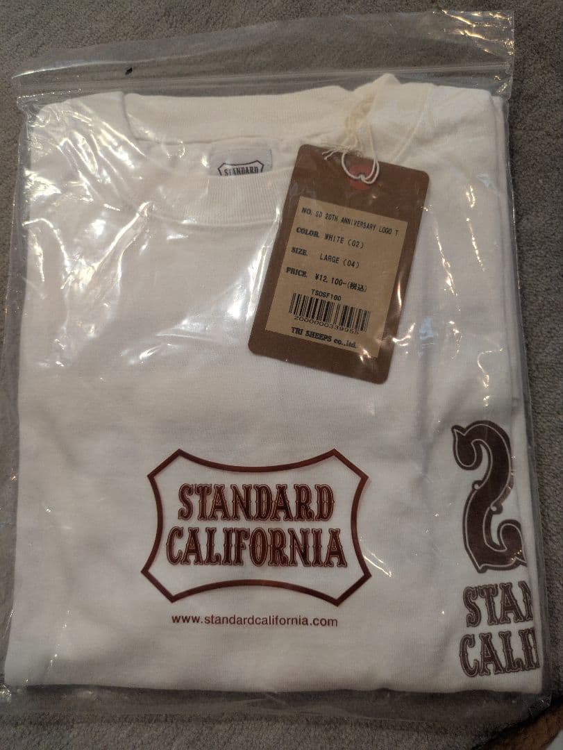 STANDARD CALIFORNIA 20周年記念ロゴTシャツ Lサイズ
