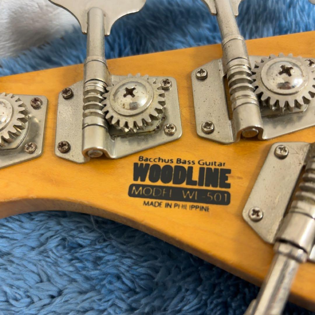 Bacchus WOODLINE WL-501 / 5弦エレキベース（イエロー）