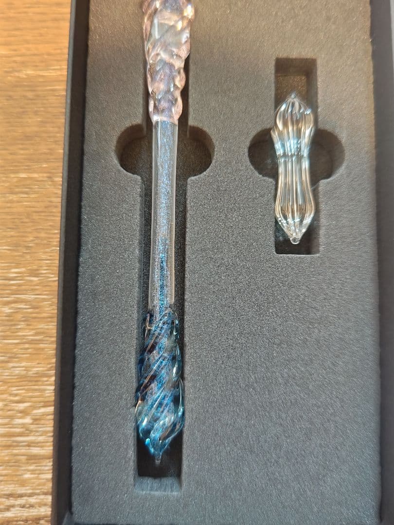 H*a様 ガラス工房 LUC ガラスペン 誰そ彼 インクセット