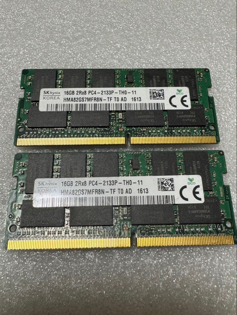 M2SKhynix PC4 16GB2枚 32GB BIOSチェック✅2666V