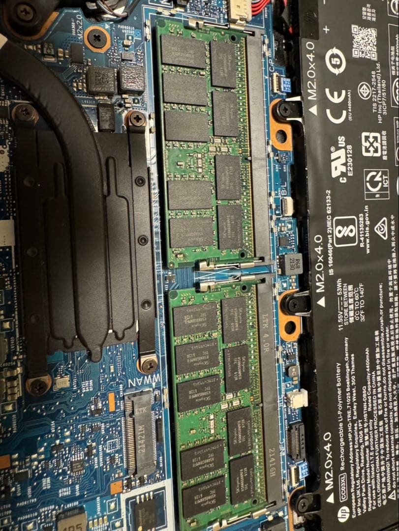 M2SKhynix PC4 16GB2枚 32GB BIOSチェック✅2666V