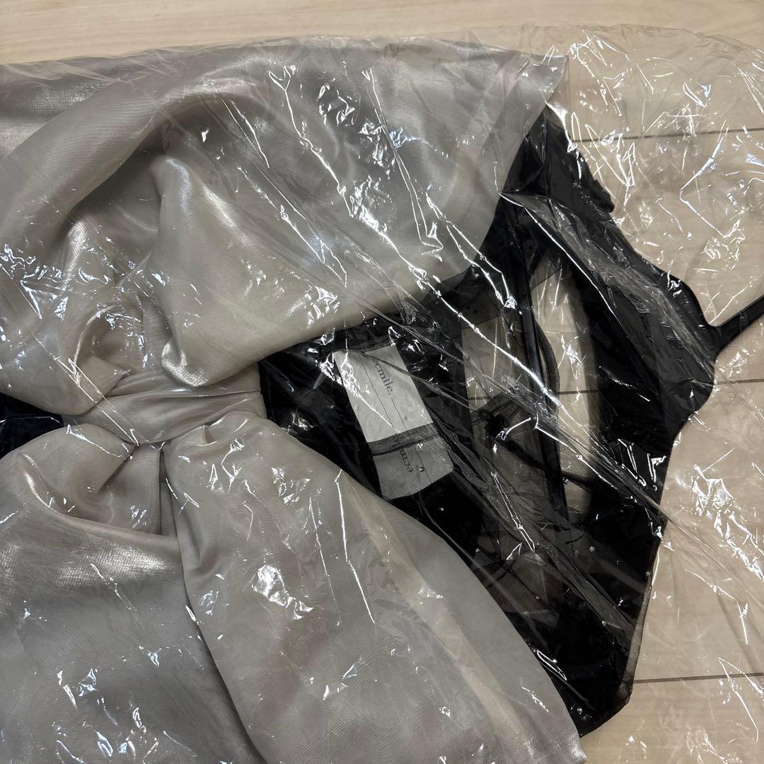 エクミール ecmile ribbon tigth dress