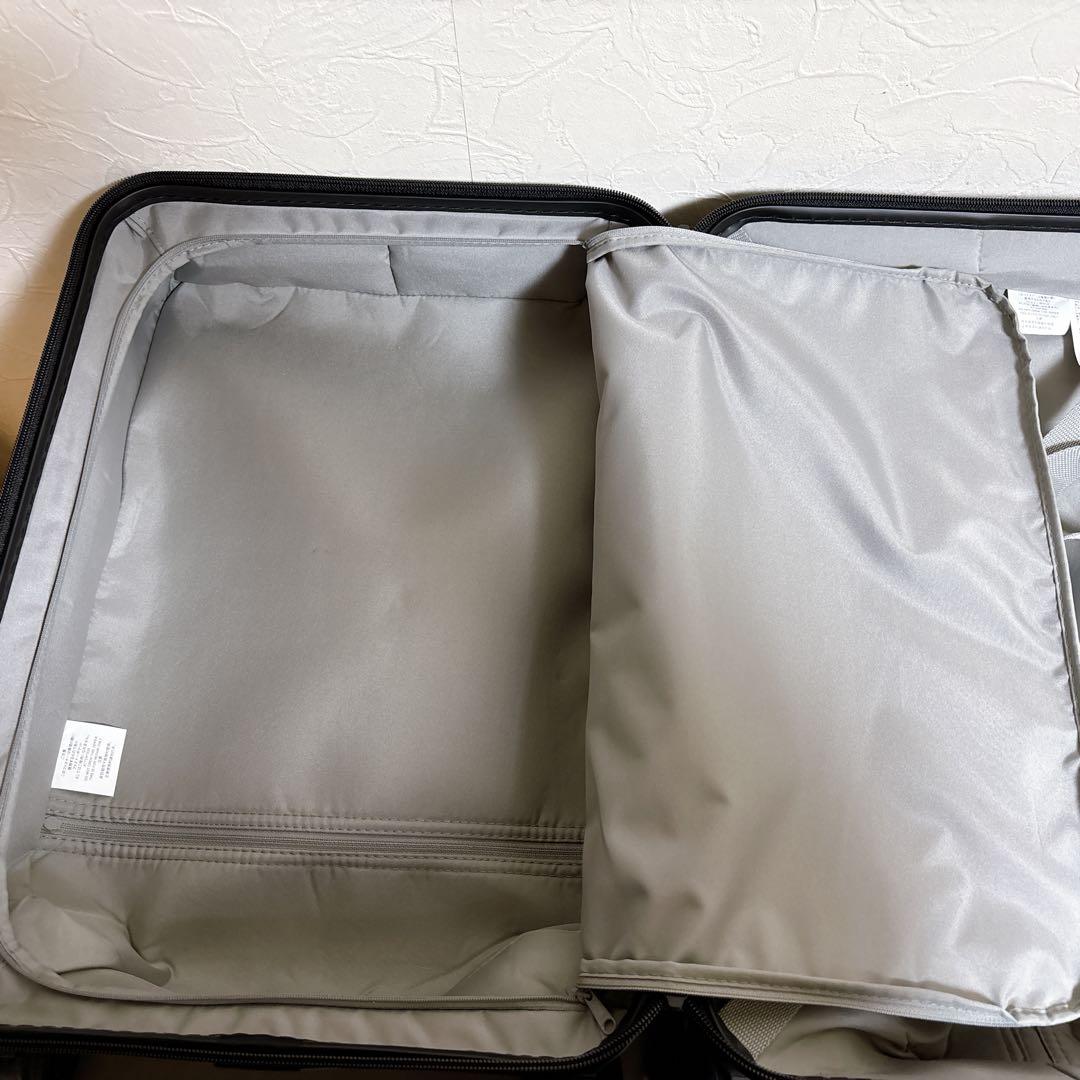 【美品】 無印良品　MUJI バーを自在に調整できるキャリーケース　36リットル