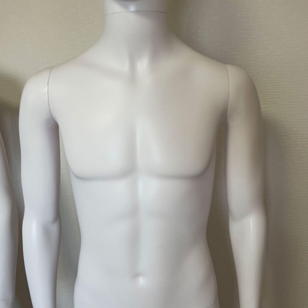 マネキン ホワイト メンズ 187cm スタンド付き 2体の価格です！