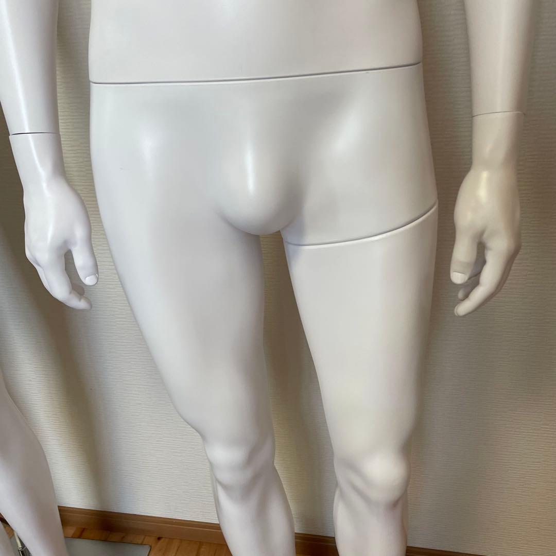 マネキン ホワイト メンズ 187cm スタンド付き 2体の価格です！