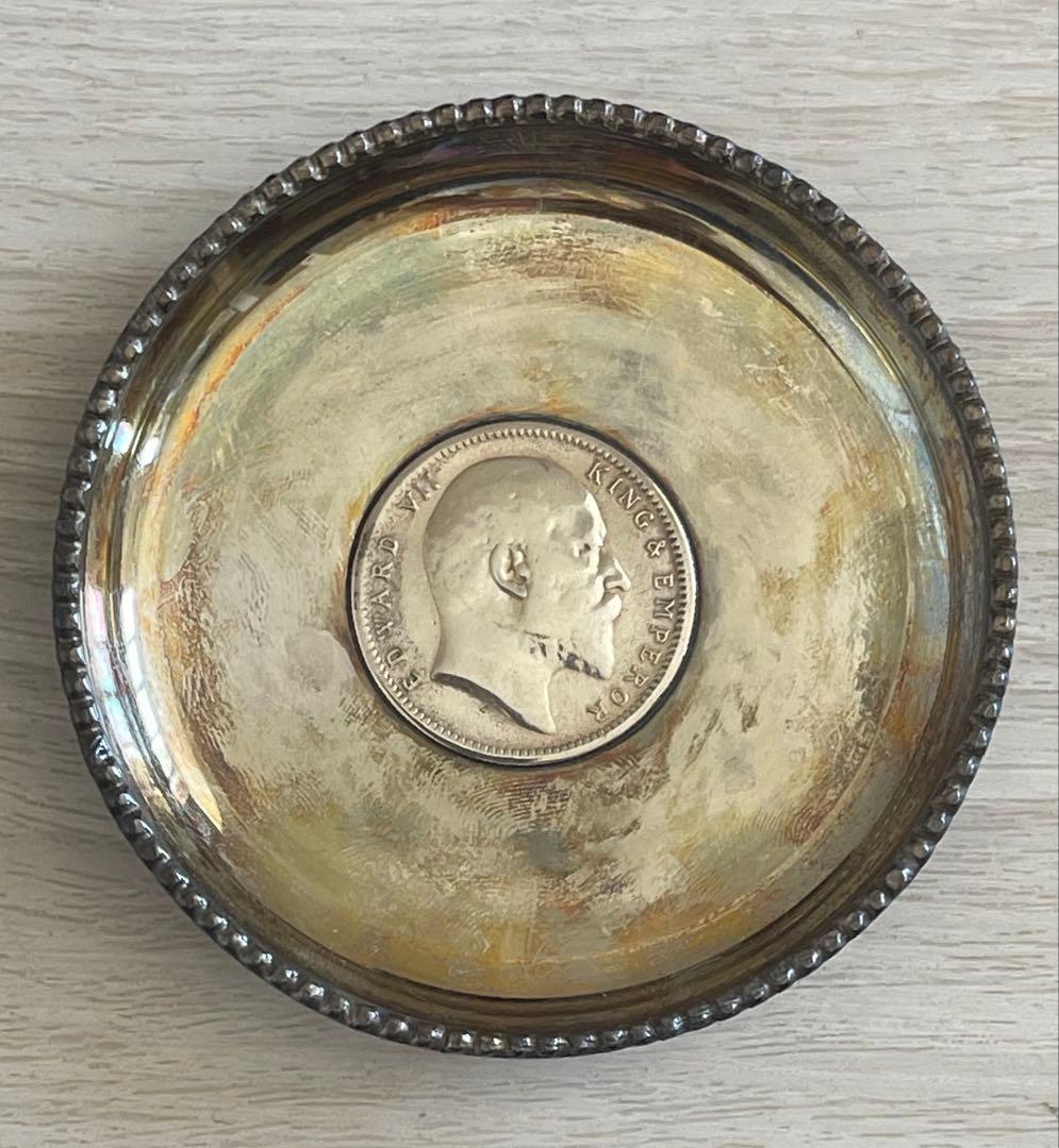 BELIRAM JAIN 純銀 エドワード7世 銀貨 アンティーク