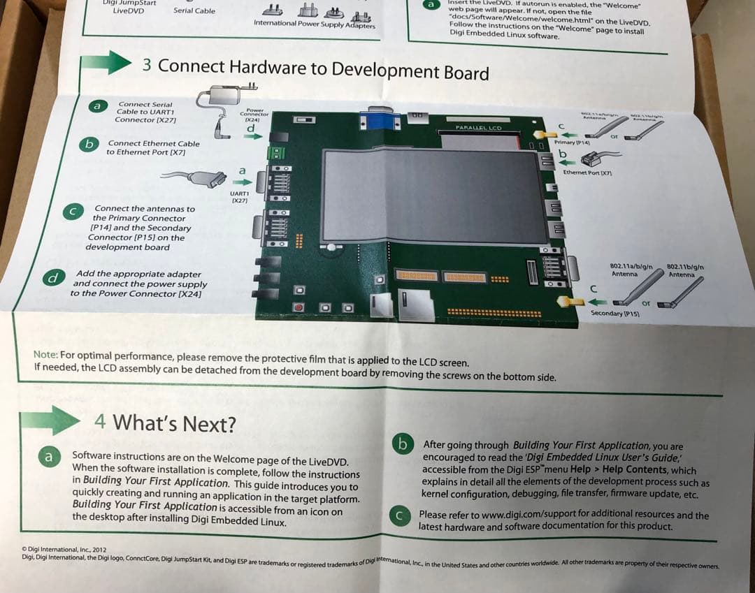 DiGi 開発キット ConnectCore Wi-i.MX53 技適付