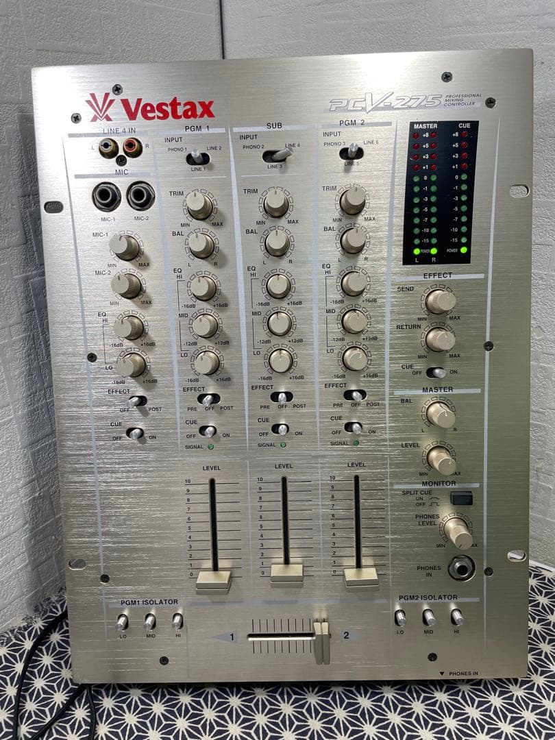 VESTAX ベスタクス　PCV-275 縦横フェーダーメンテナンス