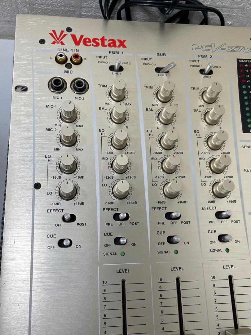 VESTAX ベスタクス　PCV-275 縦横フェーダーメンテナンス