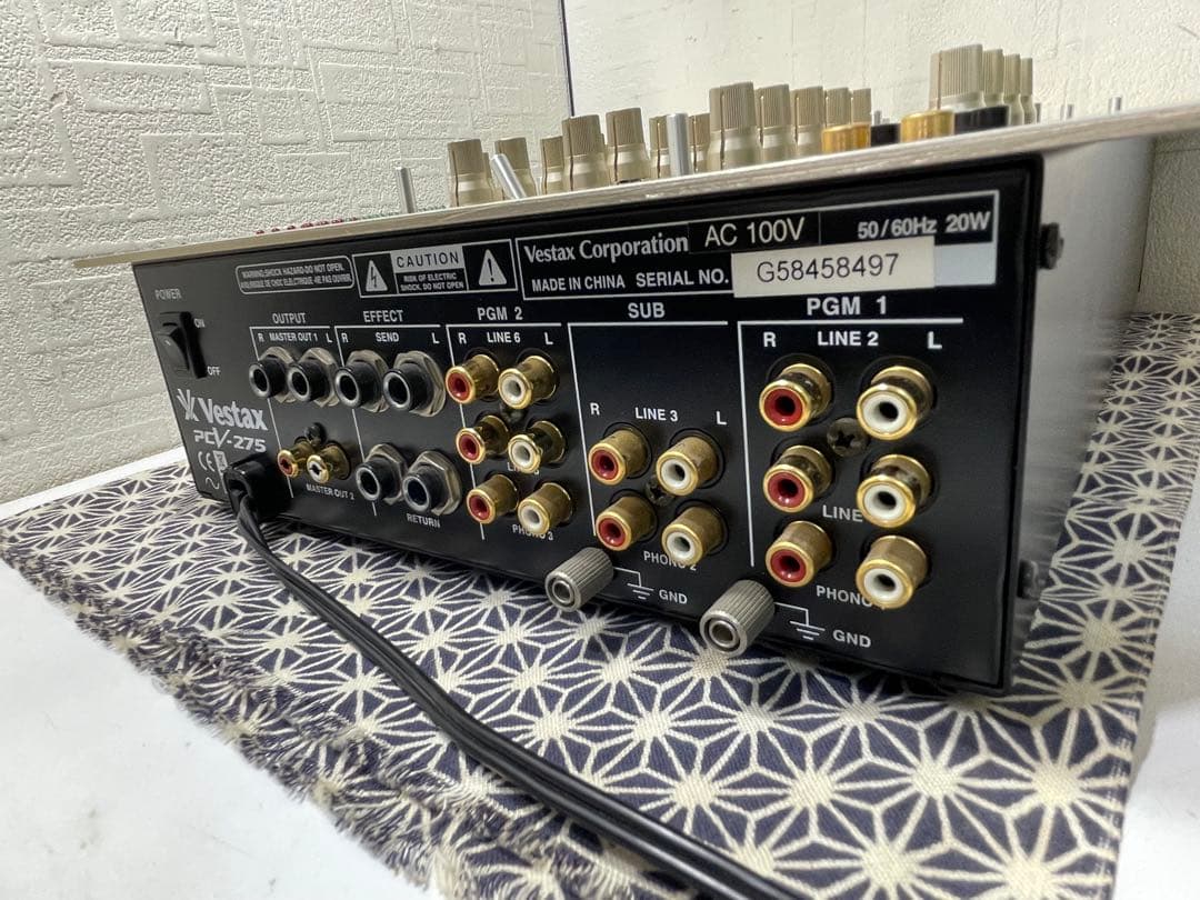 VESTAX ベスタクス　PCV-275 縦横フェーダーメンテナンス