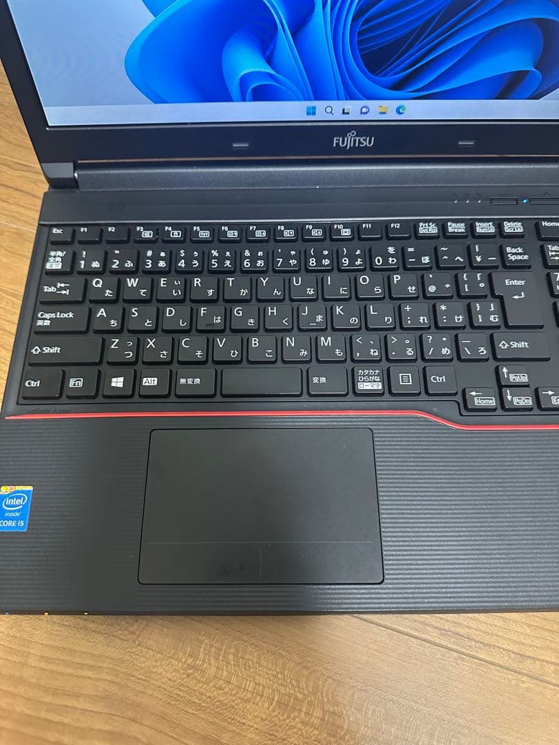 15.6型 富士通 A744/K i5 メモリ4GB SSD128GB W11
